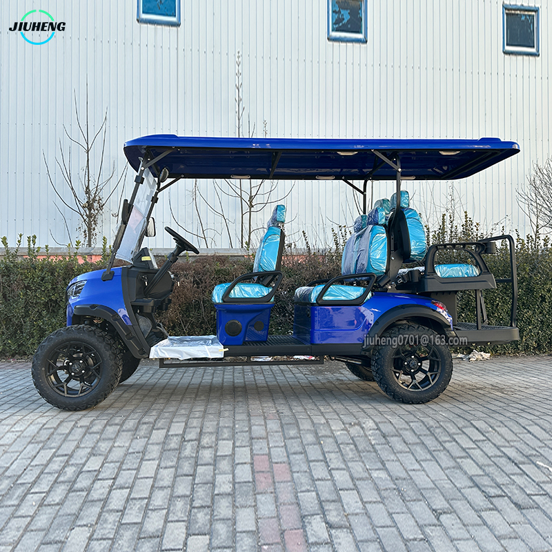 Professional Classic High Quality Utility 6 Seat 4 Wheel Electric Golf Cart Battery Lithium for Resort Use Hotel Golf Buggy