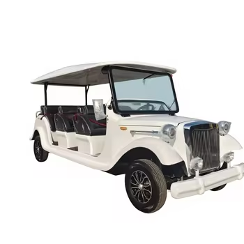 Customizable Four-Wheel Electric Vehicle Retro Classic Solar Powered Golf Cart with New Energy From Manufacturers