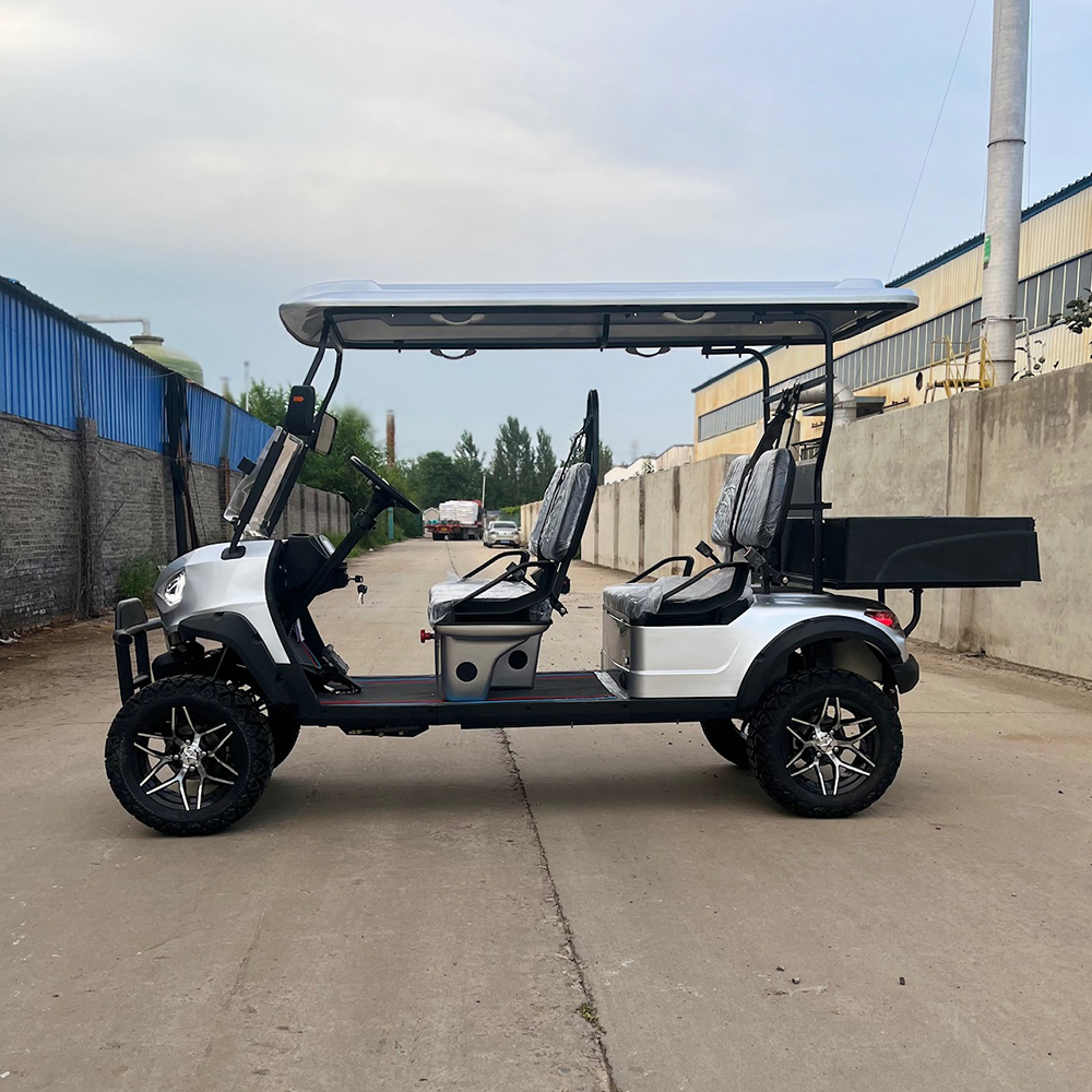 CE Certified Customized Colors Hotel Golf Buggies 3-4 Passenger Electric Club Car Sightseeing Golf Cart >80km Range 30km/h Top