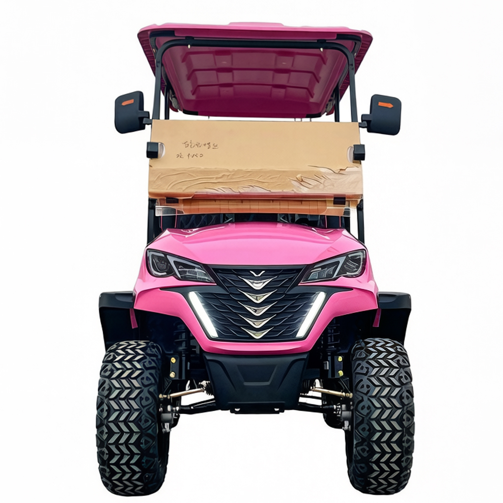 Solar Powered New Electric Golf Cart 48V/72V/48V Lithium Battery 4-seat Sightseeing Global Market Club Car