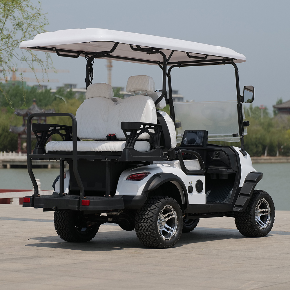 New Custom 4-Seater Electric Off-Road Golf Cart 48V 60V 72V Lithium/Lead-Acid Battery Made in China