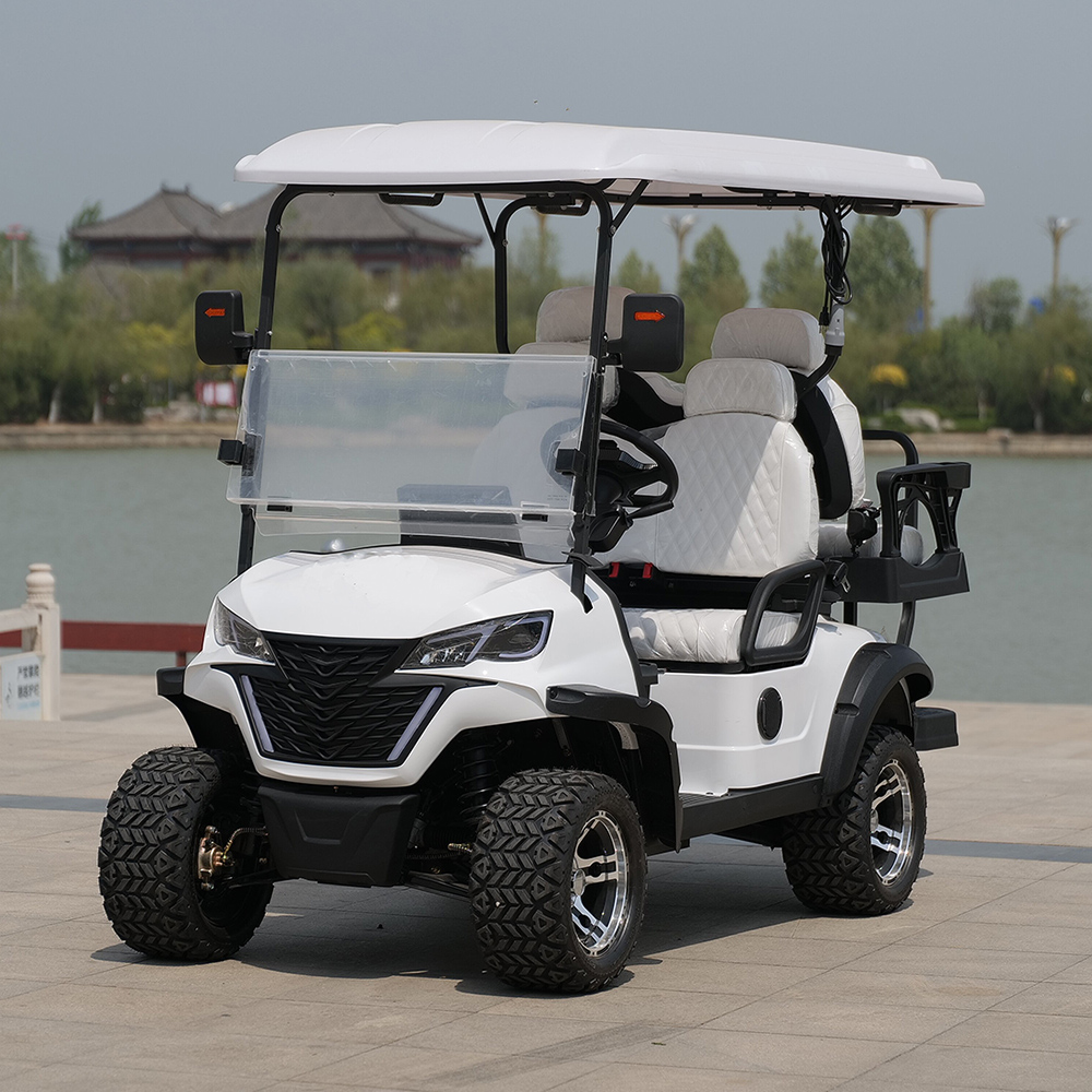New Custom 4-Seater Electric Off-Road Golf Cart 48V 60V 72V Lithium/Lead-Acid Battery Made in China