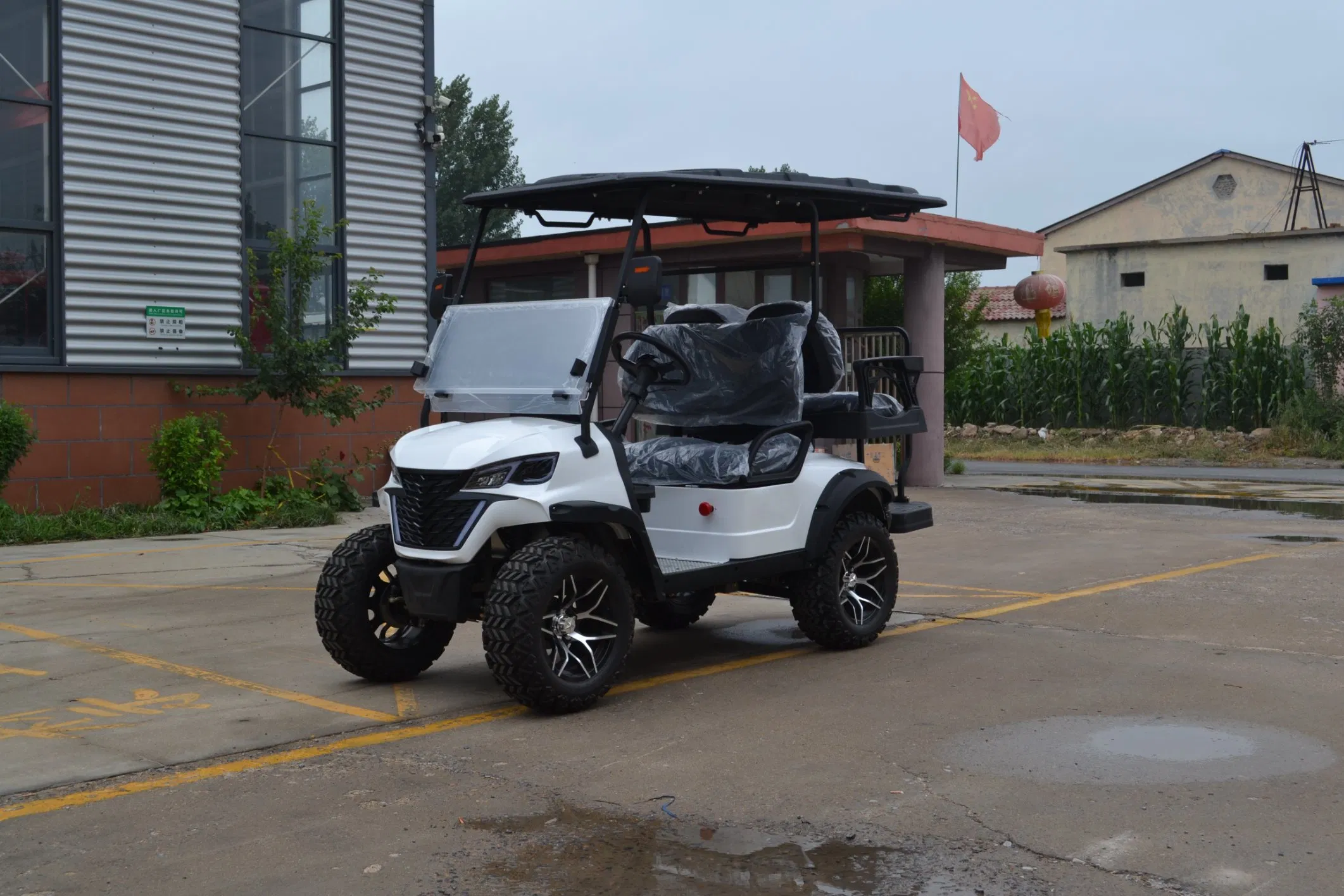 Durable 2-Seaters Golf Cart with First Grade Build for Security Patrol