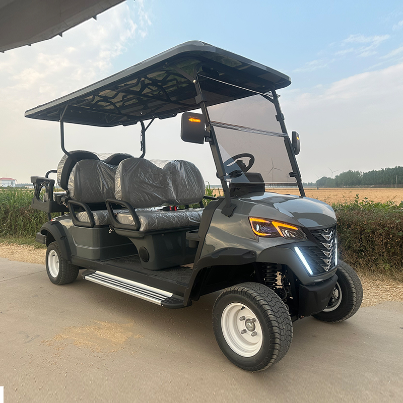 2026 Factory Luxury Electric 6-Seater Golf Cart Customizable High-End Lithium Battery Intelligent 510kg Load Capacity 90km Cart
