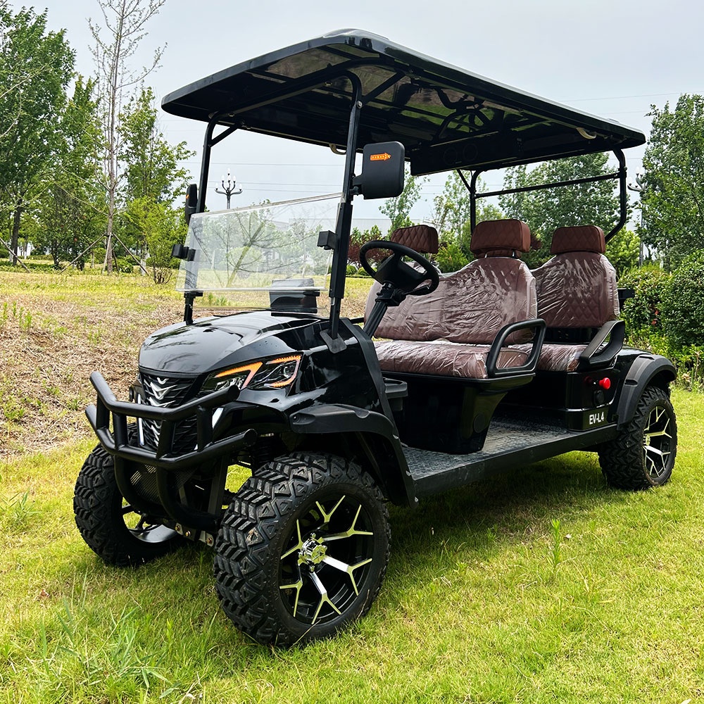 Four Wheel Drive Autonomous Driving Golf Cart Hunting Electric Bike with Powerful 5KW AC Motor Controller Electric Golf Cart
