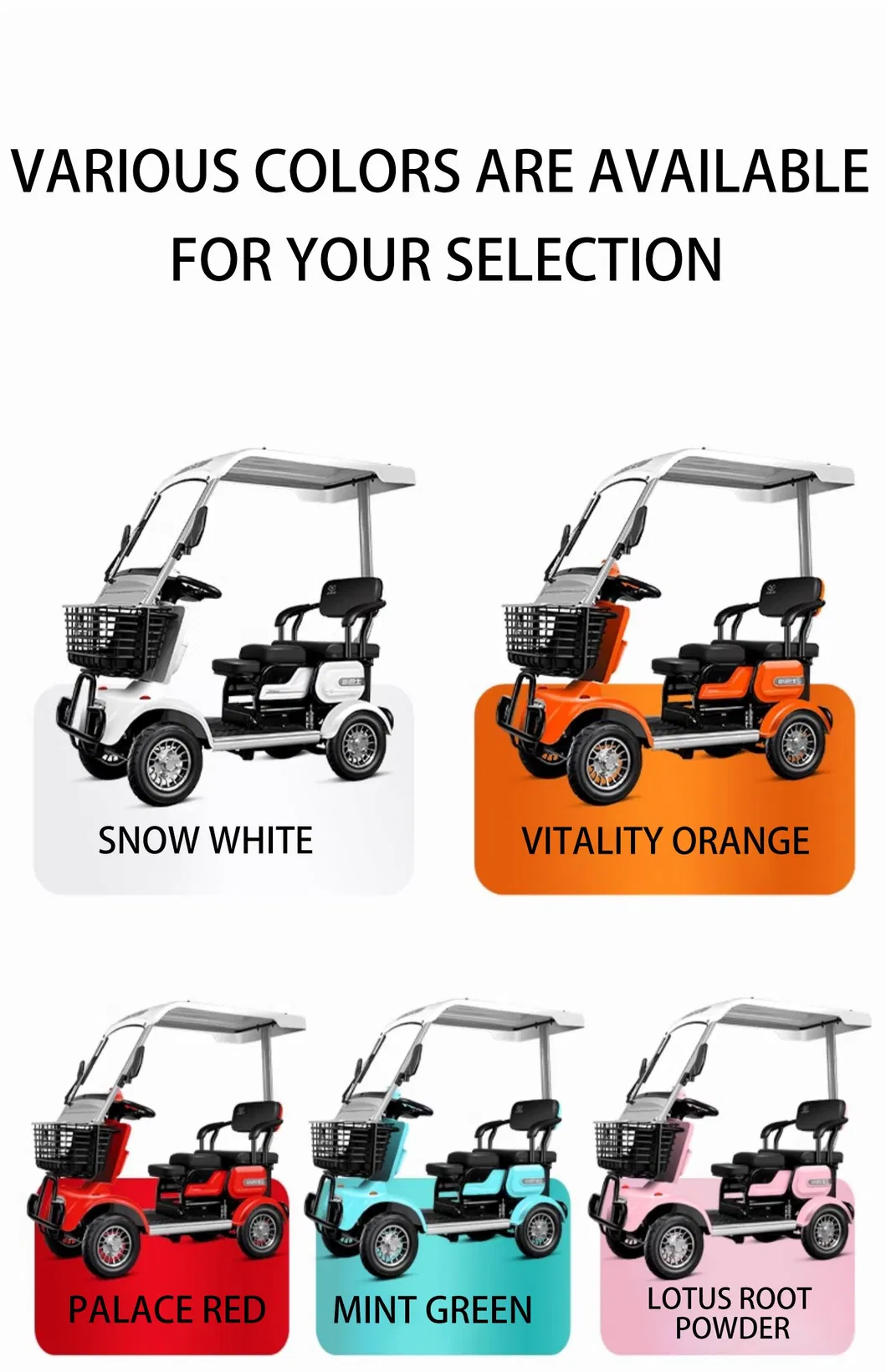 Electric Drive Eco-Friendly and Energy-Efficient Community Security Patrol Mobile Photography Dune Buggy Electric Golf Cart