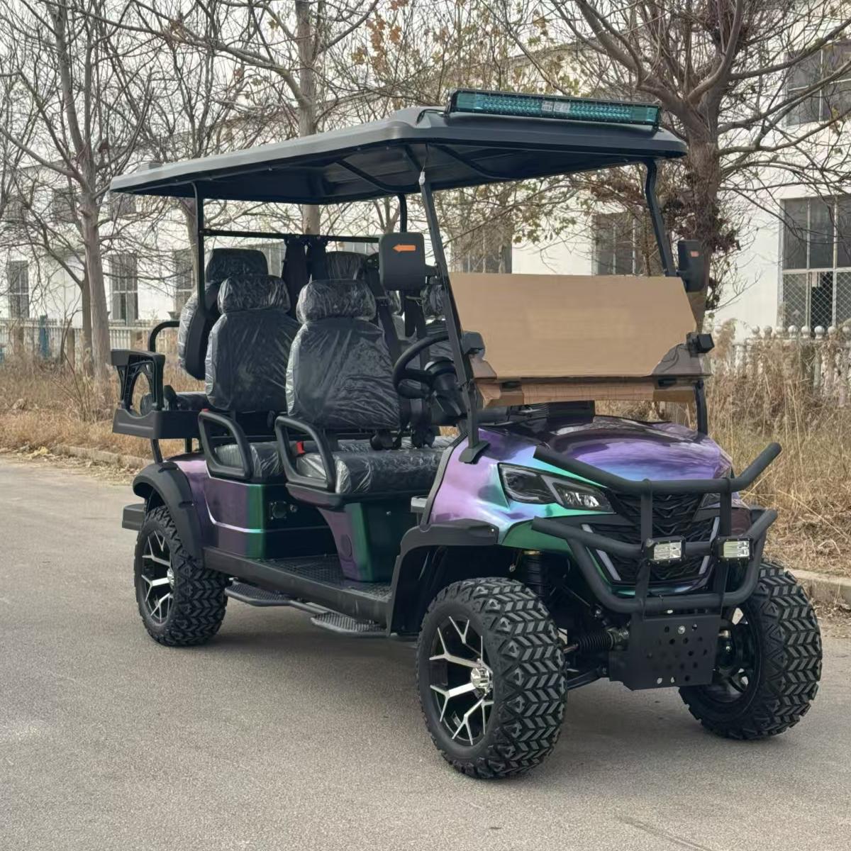 Mini Luxury Cheap 4 6 8 Seats Antique Electric Classic Golf Cart for Wedding Resort Hotel