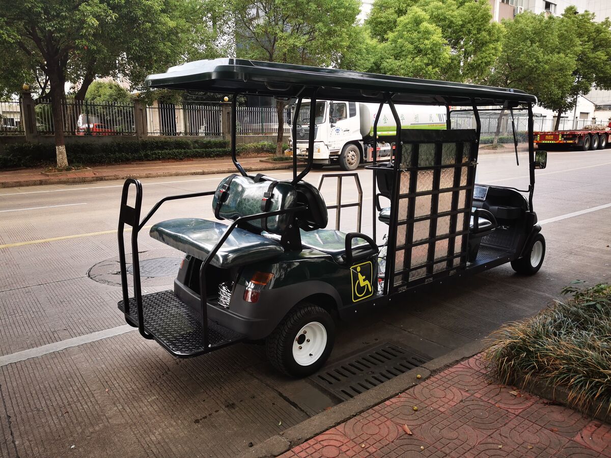 WELIFTRICH Handicapped Wheelchair Electric Golf Cart 72V 5-6 Seats 70-90km Range 10 Grade Ability