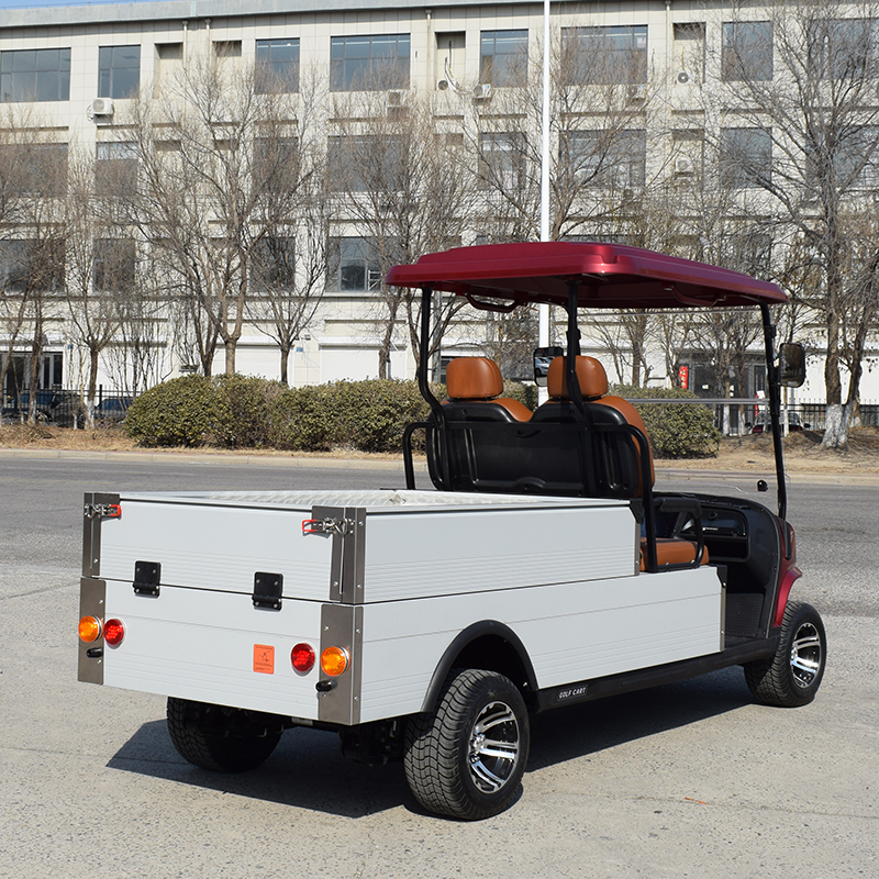 Electric Turf Utility Golf Cart with Cargo Bed 2-Seat Pick-Up, Ideal for Hotels, Farms &amp; Commercial Use