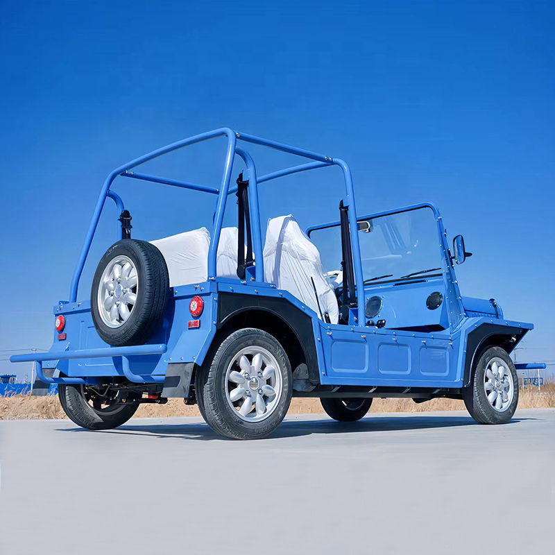 Customized 96V Lithium Battery Electric Moke Cars Good Looking on Road with EEC Aluminum Body Park Campus Golf Carts