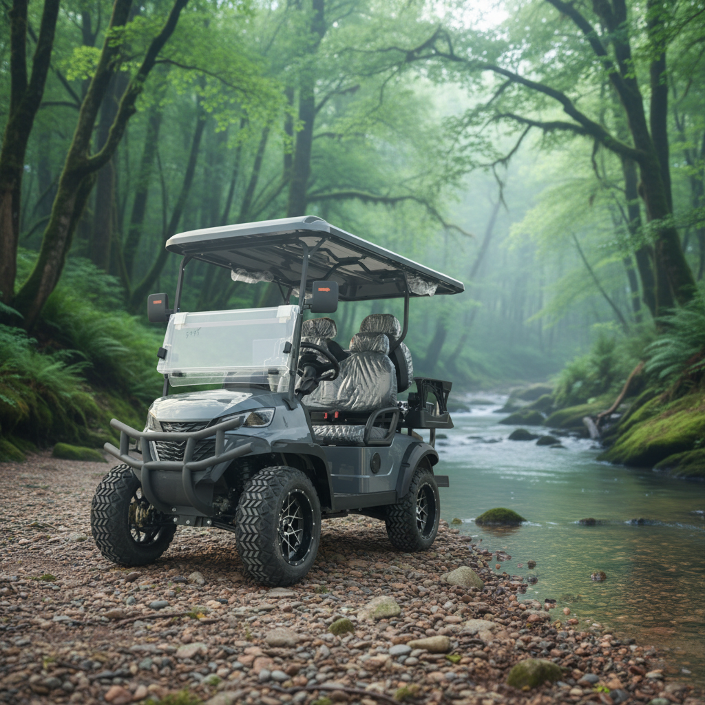 New Energy 5kW 48V Lithium Street Legal Golf Buggy Car off Road Suitable for Farms, Beaches, and Parks