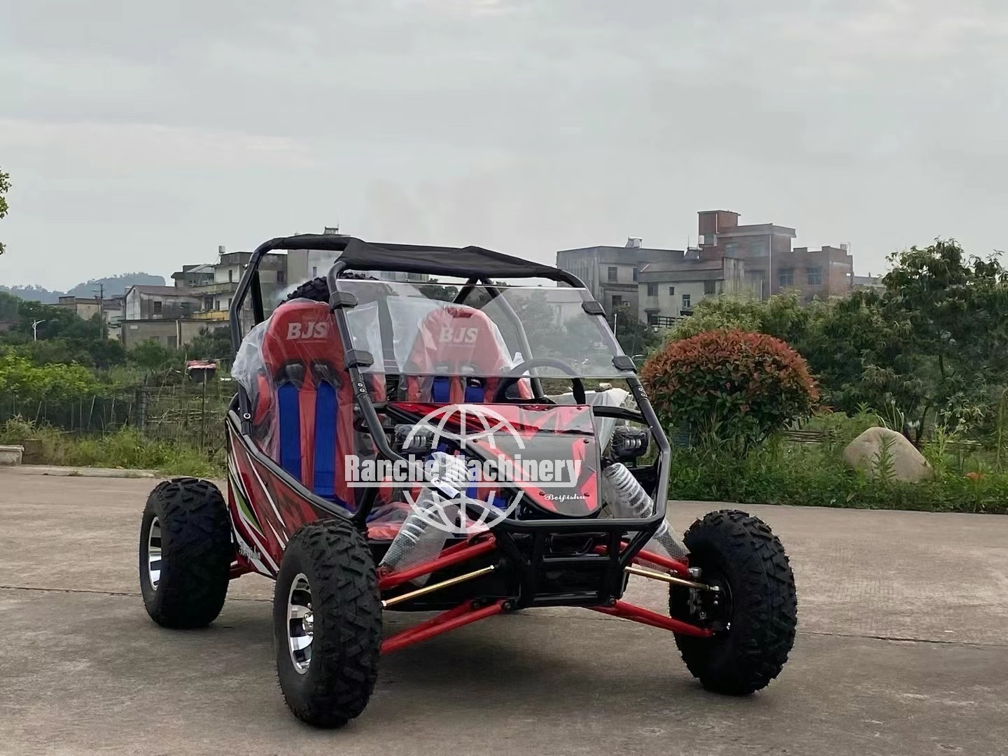 Electric Classic Sightseeing Four Wheeler 2/4 Seats 4WD 4x4 Buggy Go-Kart Golf Cart Jeep CE Certified 2-Year Warranty Adults