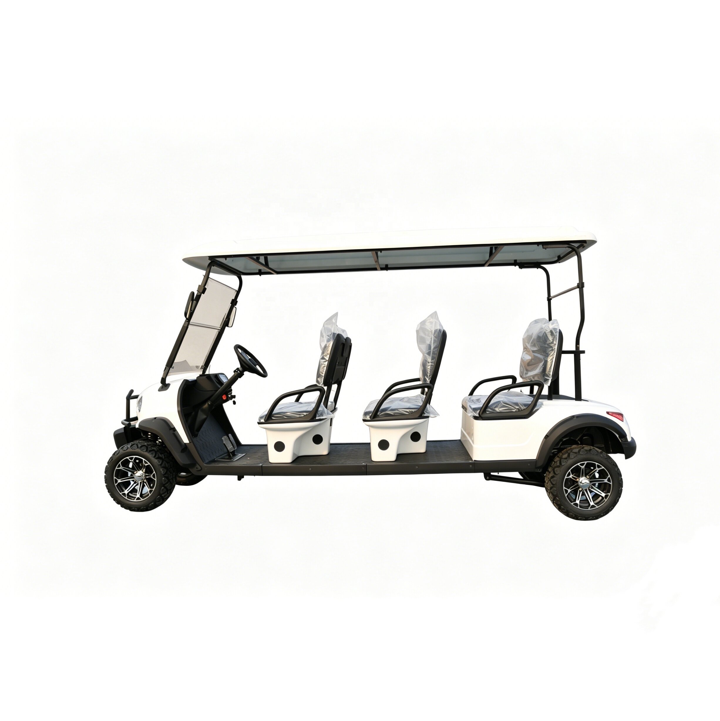 High Quality Multifunctional 6 Seater Electric Golf Cart Lithium Battery Powered with CE for Golf Course Resort Community