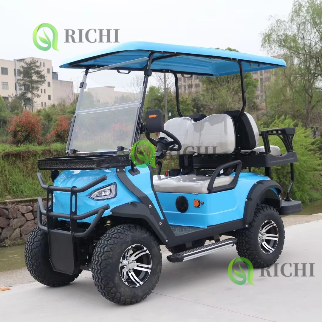 Popular Commercial Sightseeing Vehicle Lithium Electric Golf Cart Golf Buggy for Hotel Vintage Club Car