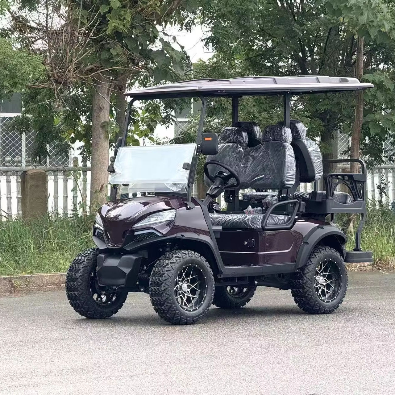 6 Seater Electric Golf Cart for Hotel and Resort Electric Sightseeing Car