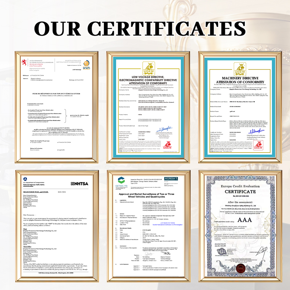 Quality certificate