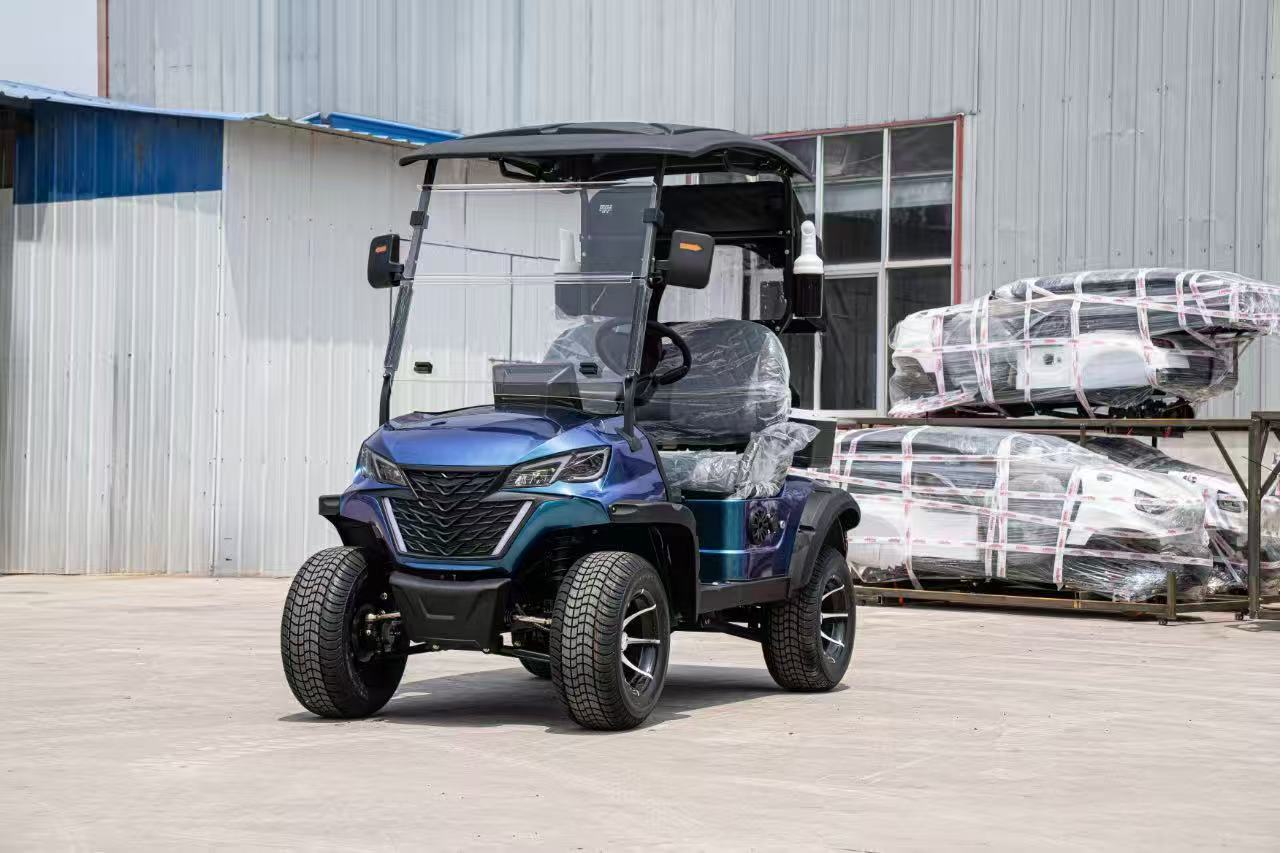 Powerful High Torque 2 Seater 48V Electric Golf Car CE Certified Road Performance Ranch Utility Vehicle Neighborhood Cruiser
