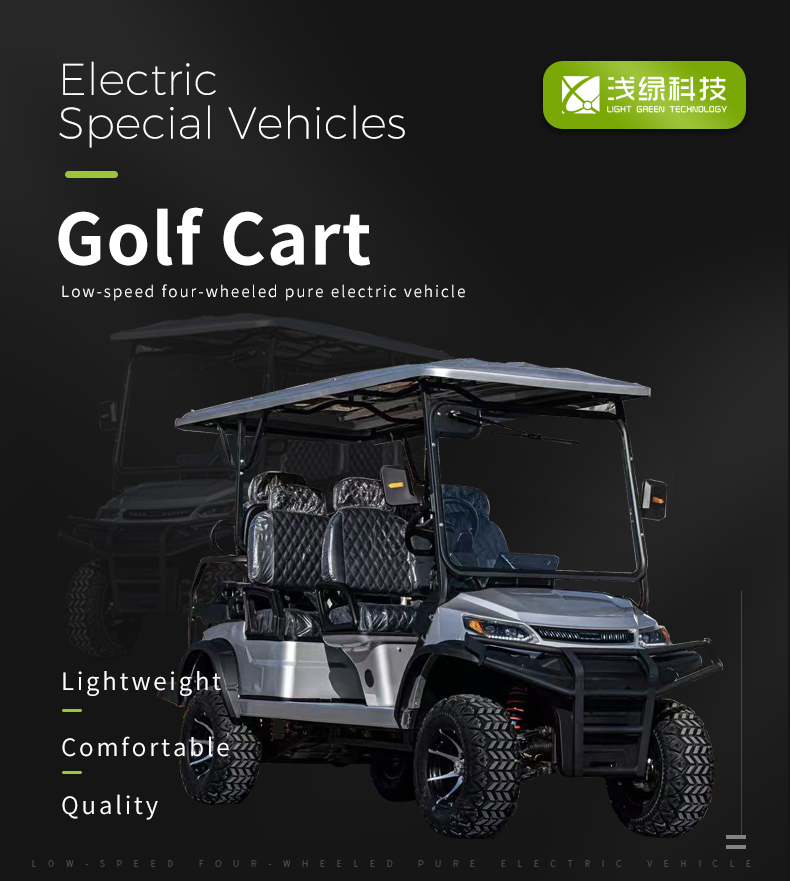 Golf Cart Car Custom Off-Road 5-6 Seater Electric Golf Cart with Lithium Battery Professionally Designed for Clubs