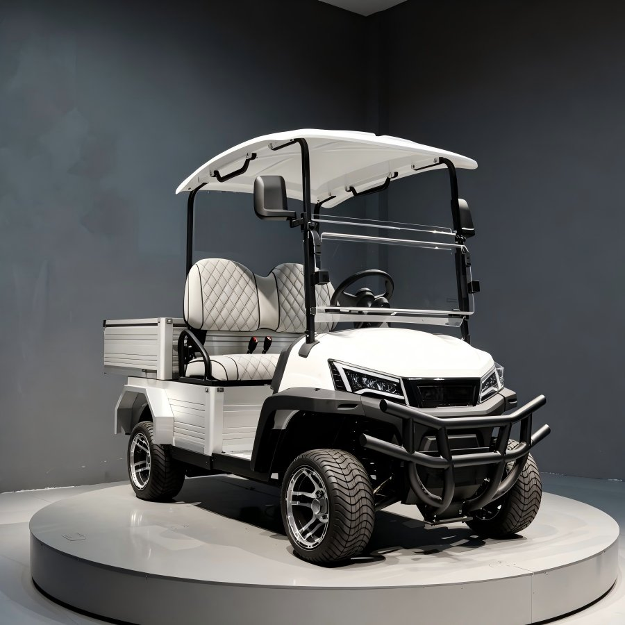 Tongcai Industrial Grade Electric Utility Golf Cart with Cargo Box for Warehouse