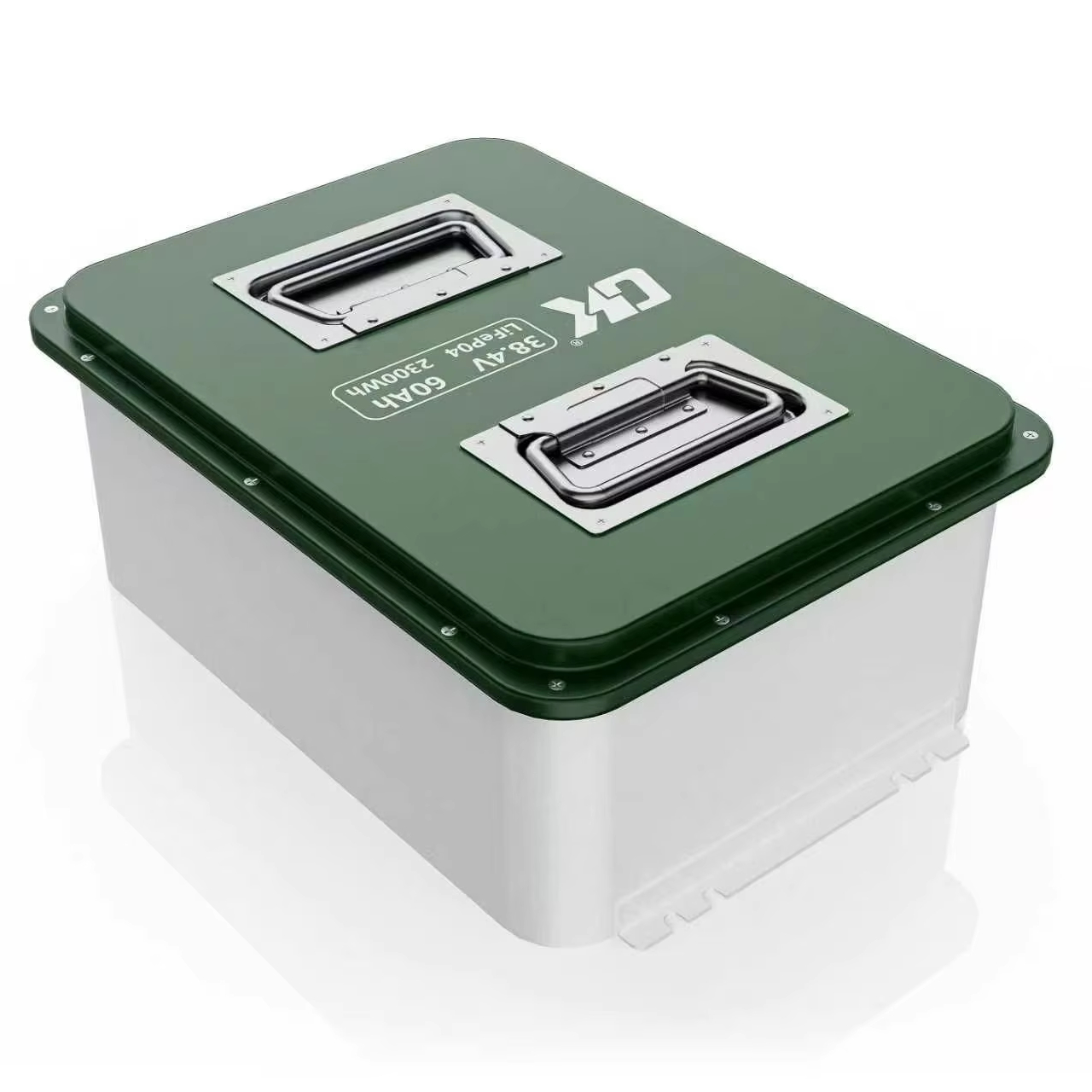 LiFePO4 Liquid Battery 38.4V 60Ah 2.3kWh 6000-Cycle Self-Heating for Golf Cart RV Marine Solar &amp; Home Energy Storage Bluetooth
