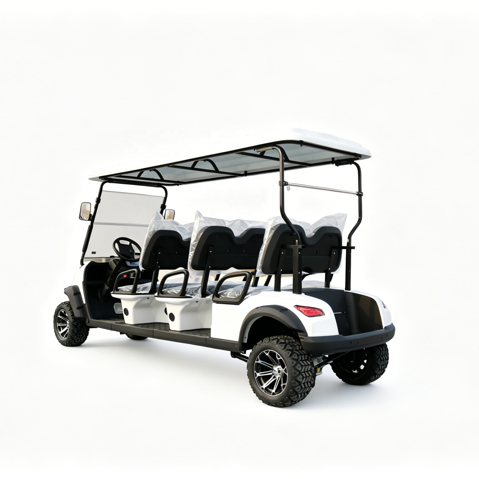 High Quality Multifunctional 6 Seater Electric Golf Cart Lithium Battery Powered with CE for Golf Course Resort Community