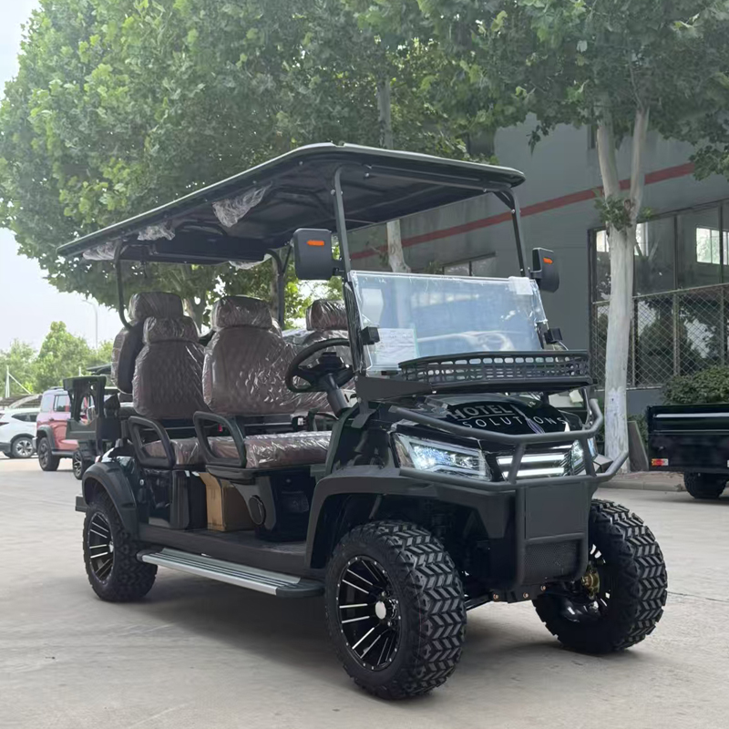 Factory Sales New Electric Golf Cart 6 Seats 4 Wheel Off-Road Vehicle 30-50Km/h Speed 90km Range 48V/60V/72V Battery CE/Eec