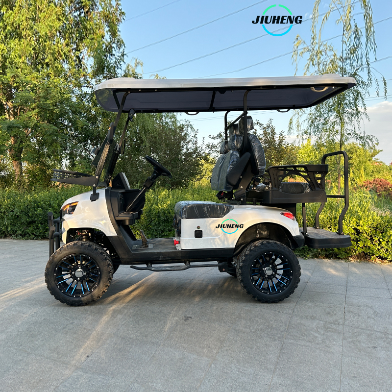 EEC Certified New 4-Seater Electric Mini Go Kart Battery Powered Adult Golf Cart 4 Passenger Capacity Sightseeing Buggy Club Car