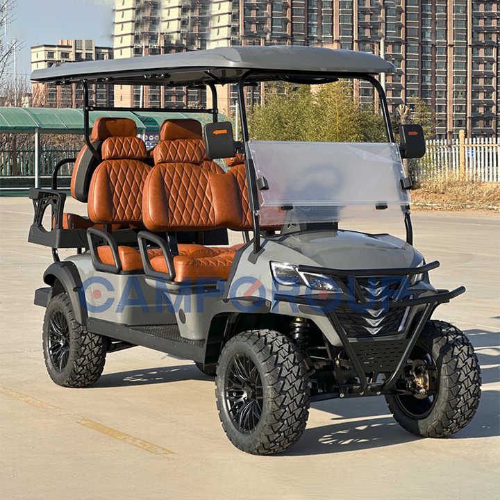 New Design 3-4 Seater Electric Golf Cart 24V Battery Club Sightseeing Car Electric Golf Scooter 30-50km/h 30-50km Range