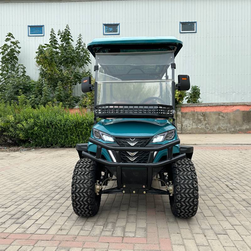60/72V Lithium Battery Solar Buggy Electric Golf Cart Extreme Deluxe Edition 6 Seats 7500W AC Motor Street Legal Ezgo Rxv Usage