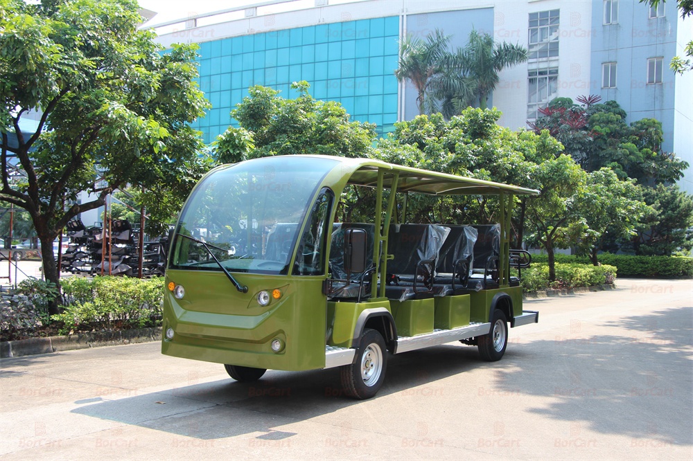 Factory Price Sightseeing Cart 8seat 11seat 14 Seats Minibus 48V Electric Sightseeing Bus Car For Hotel Resort