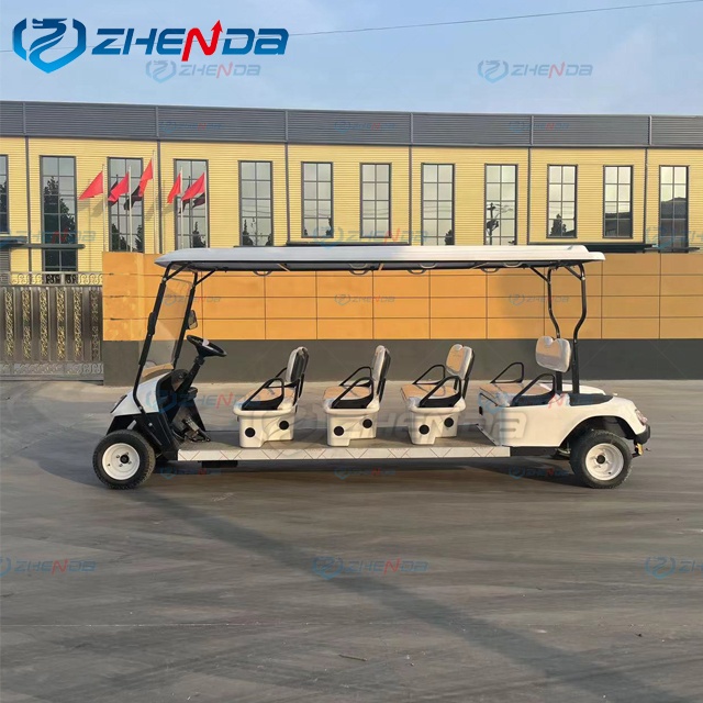 Luxury Electric Car 8 Passenger 8 Seater Utility Car Electric Golf Cart Club Golf Cart for Resort Use Hotel