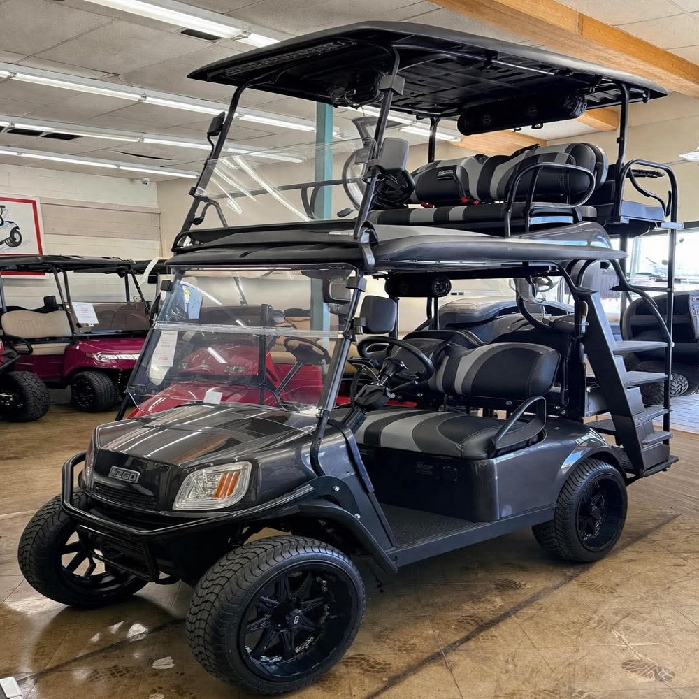 High Performance Off-road Electric Sightseeing 4 Seater Golf Cart with 72V Powerful Motor for Golf Courses Resort Transportation