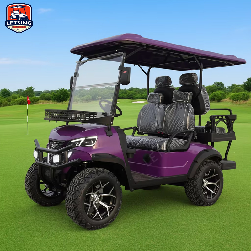 Customizable 4-seater Electric Golf Cart with CE Certification, Suitable for Resorts and Hotels