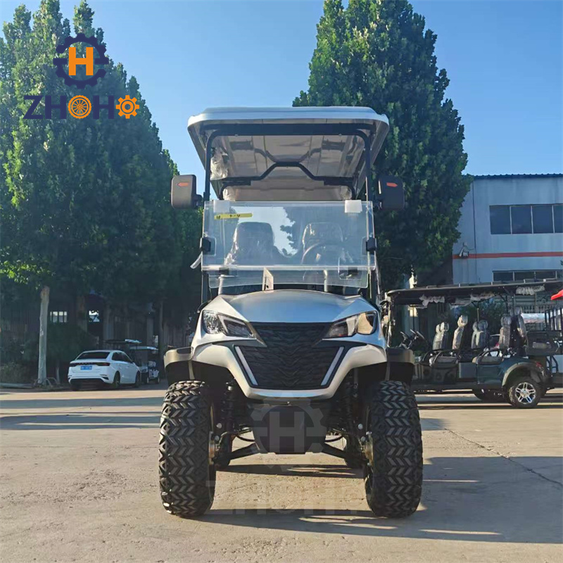 5-6Seater Freight Golf Cart Customized Autonomous Driving Golf Buggy 72V Lithium Battery