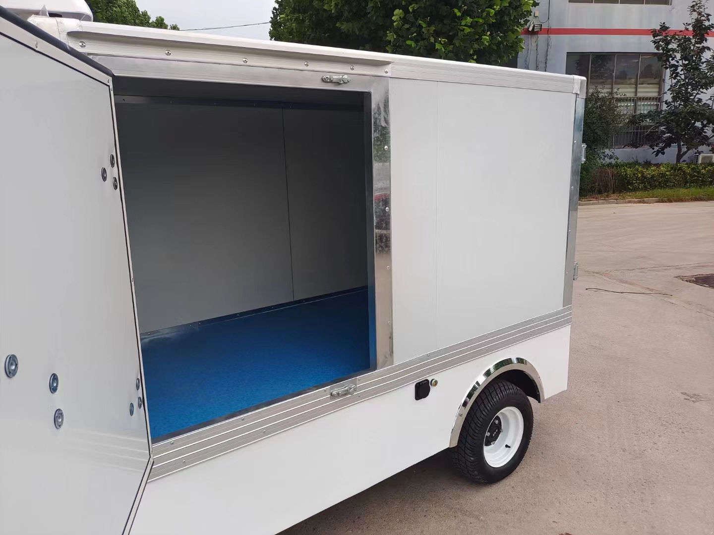 LK Fashionable Electrical Hotel Laundry Cart Electrical Truck 2 Seater Golf Laundry Cart Laundry Service