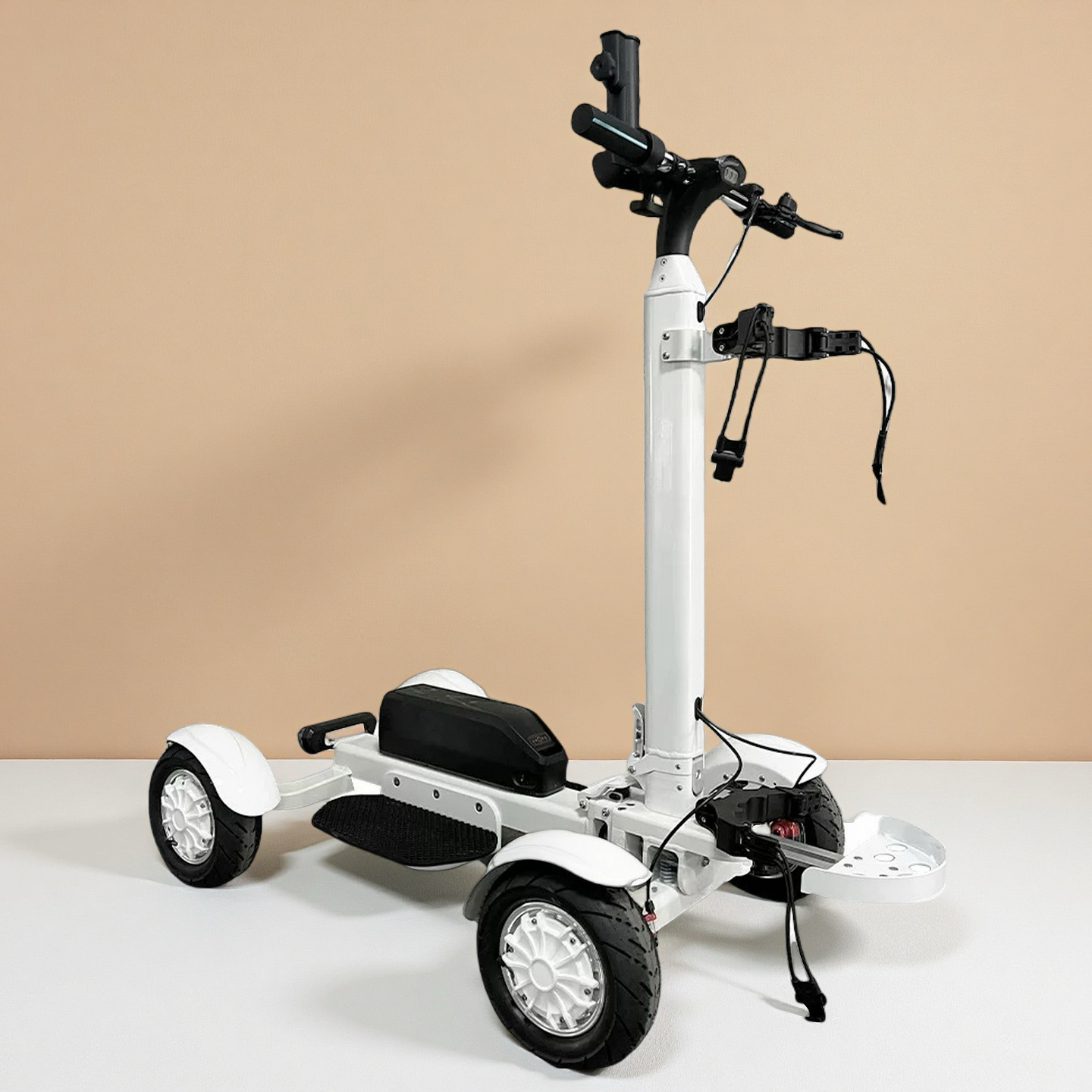 Loyal Electric Four-Wheel Golf Cart Buggy with Solar Power Intelligent GPS Foldable Design Waterproof Features