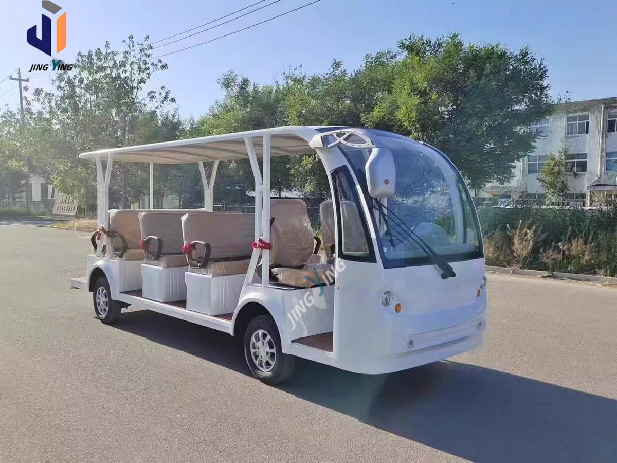 14 Passenger Sightseeing Car Golf Buggy Carts Tourist Electric Shuttle Bus Golf Carts Electric Sightseeing Bus