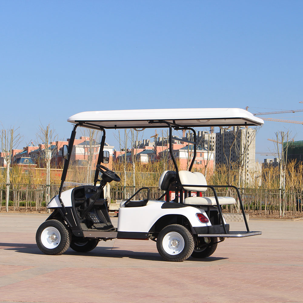 Custom Recreational Vehicle Car Solar 4 Seater Electric Golf Cart