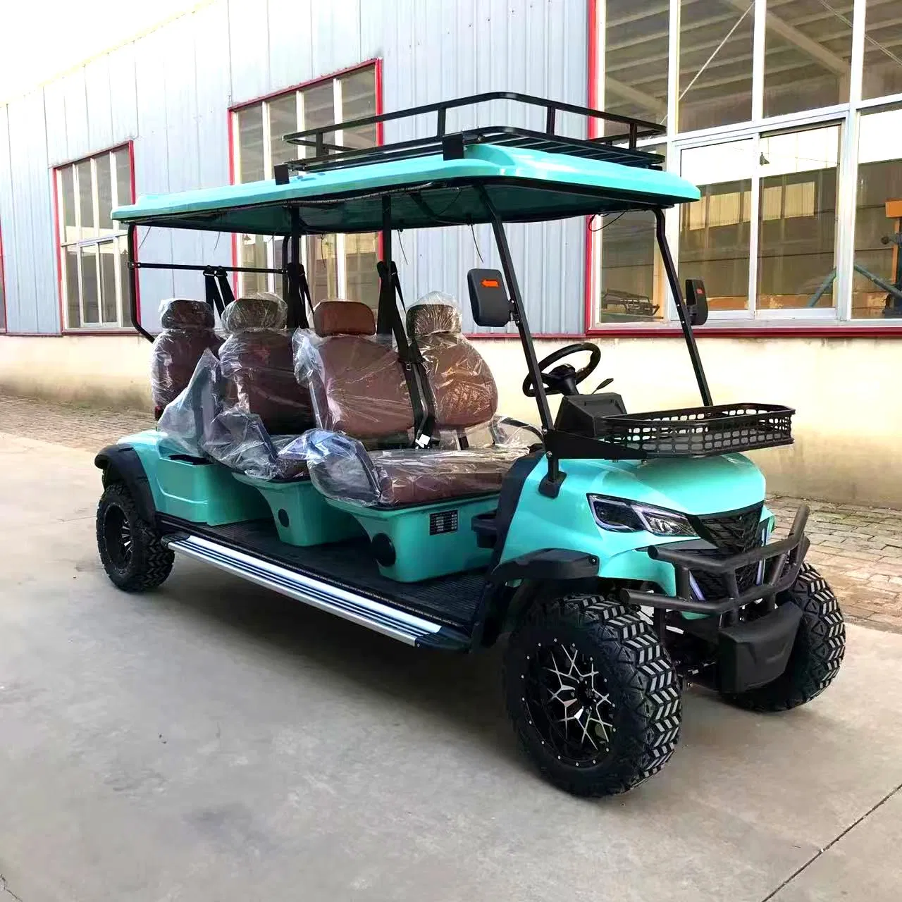 72V Lithium Battery 6 Seaters off Road Street Legal Electric Cheap Prices Buggy for Sale Golf Cart