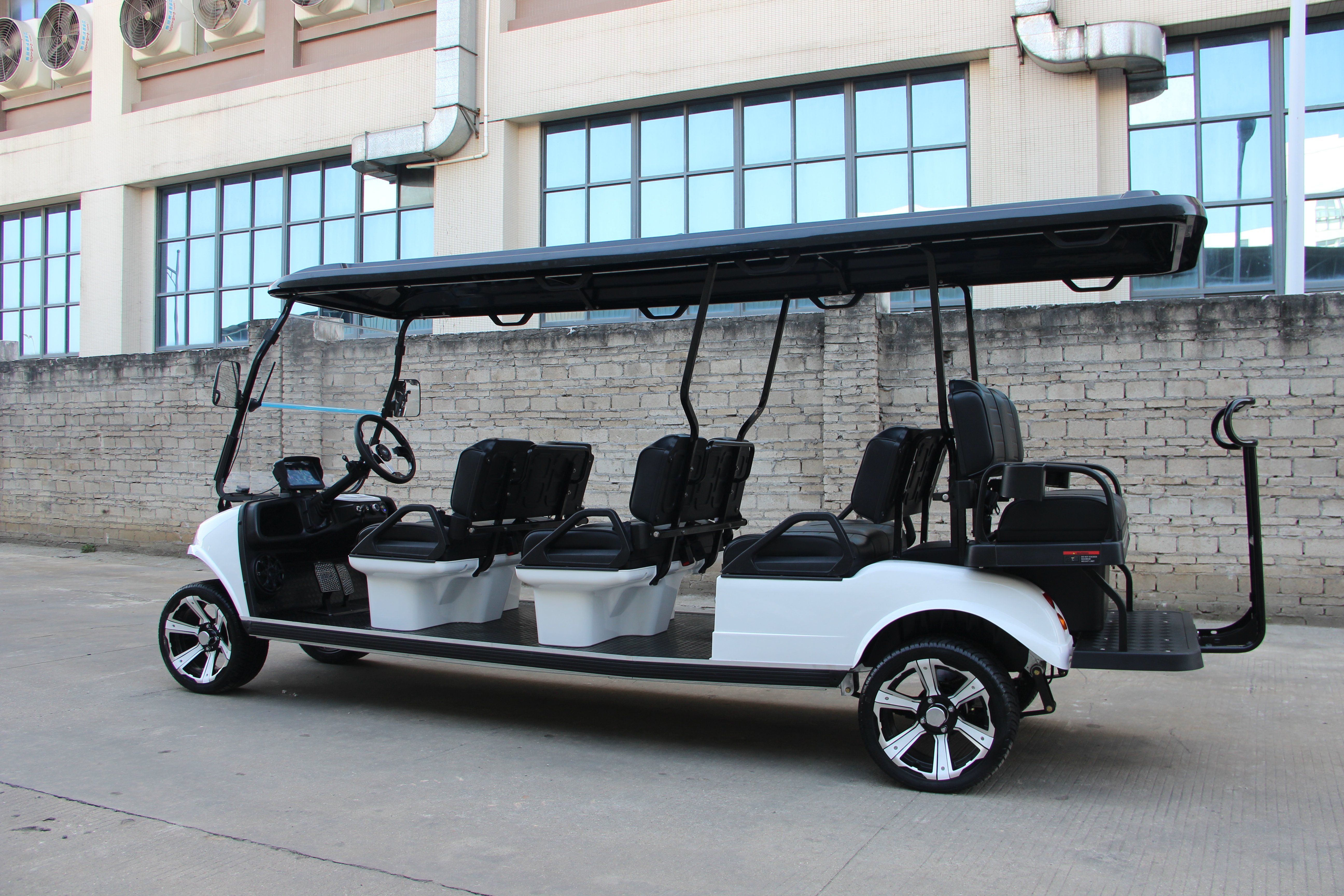 Factory New CE HDK CARRIER 8 PLUS 8-Passenger Airport Park Hotel Club Transport Sightseeing Electric Golf Cart 48V160AH Battery
