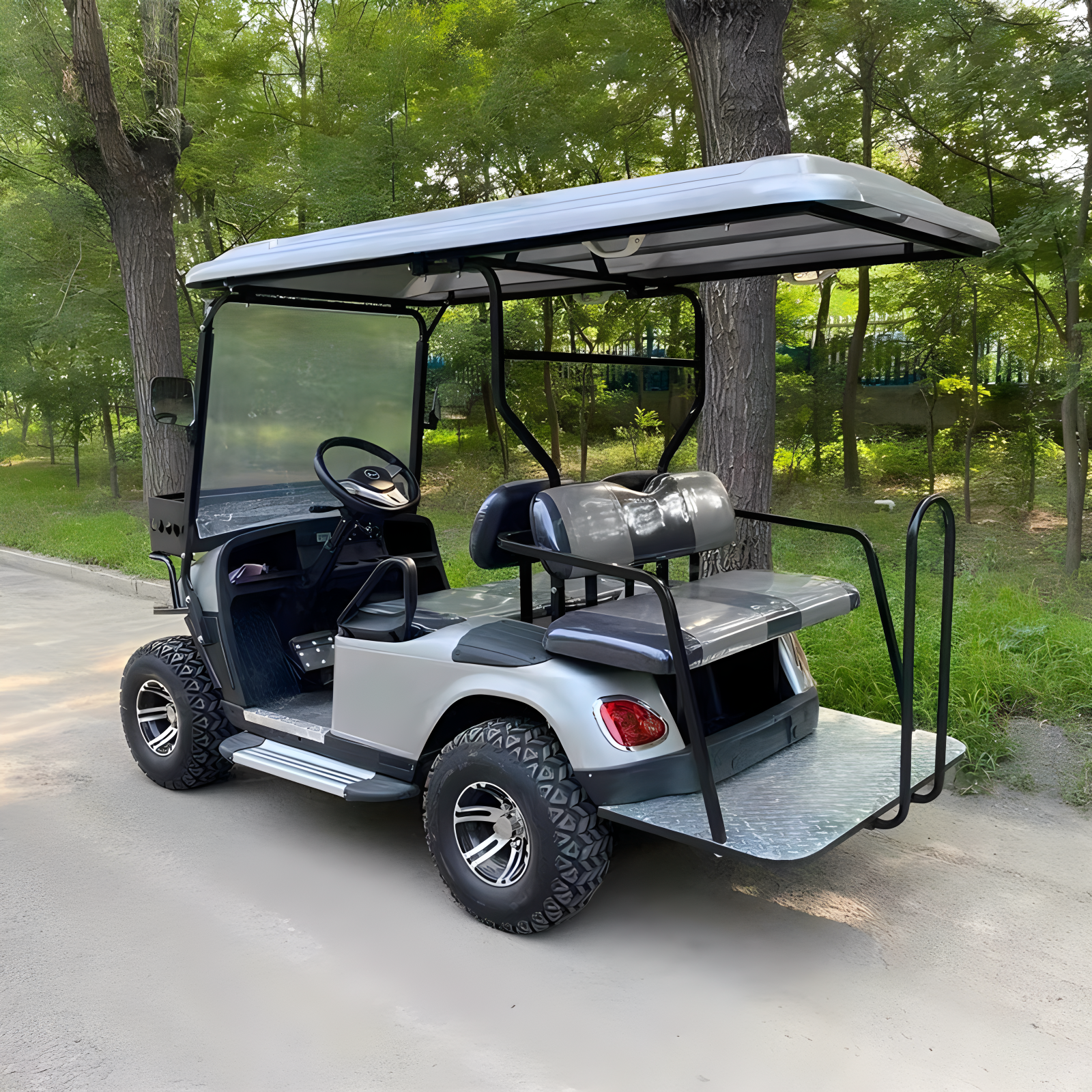 Direct Manufacturer Sale 4-Seater Autonomous Electric Golf Carts 48v Lithium Battery Intelligent Buggy Car for USA