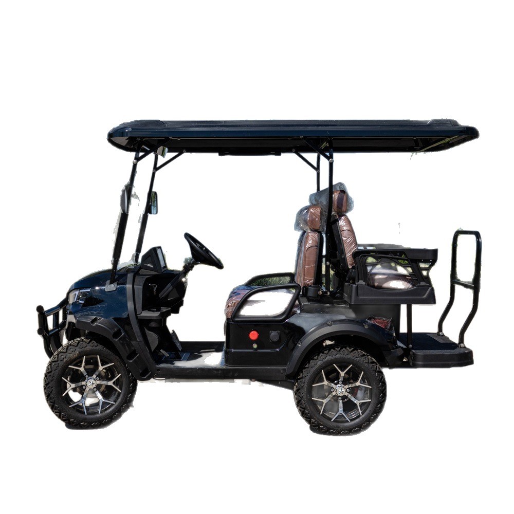 Electric 4 Stroke Sightseeing Off-Road Golf Cart for Hotel Resort Reception Villa Patrol Export to Europe