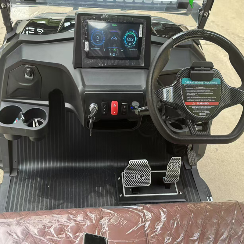 Factory Sales New Electric Golf Cart 6 Seats 4 Wheel Off-Road Vehicle 30-50Km/h Speed 90km Range 48V/60V/72V Battery CE/Eec