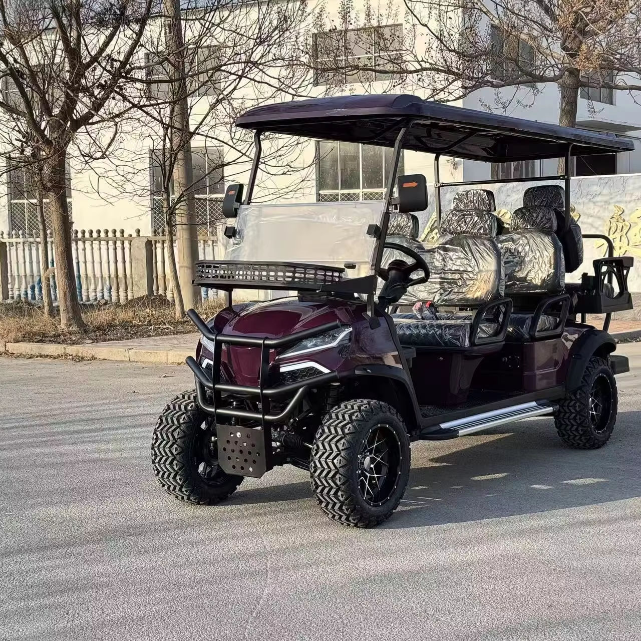 6 Seater Electric Golf Cart for Hotel and Resort Electric Sightseeing Car