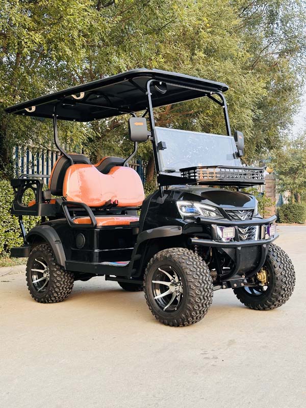 Street Legal 4x4 Advanced Ev Best Motorized 72 Volt Electric Golf Cart Single Seat Triangle Golf Cars