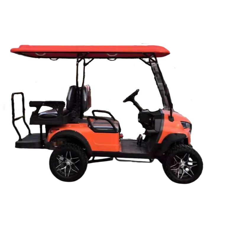 Steel 6-Seater Electric Golf Cart with 48V Battery Chinese Voiture De Golf Cart