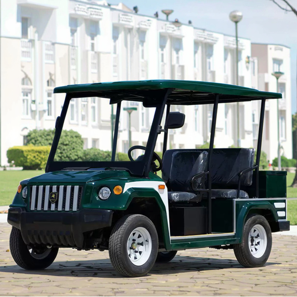 2025 New 4-Seater Retro Style Electric Patrol Car with 5KW Motor Lithium Battery-for Campus Golf Course &amp; Residential Security