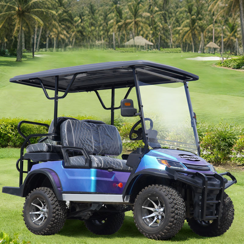 Factory Direct Sale Beach Buggy 48V25A Golf Carts 4 Seater Golf Cart for Golf Course Park Campus Airport