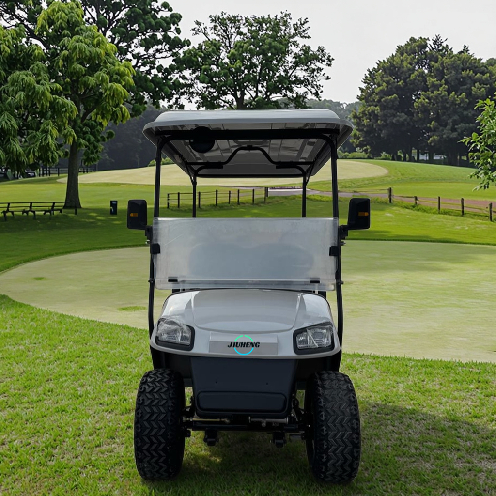2-Seater Electric Golf Cart with 5kw Weight Metal Steel Sheet Body Lithium Battery Golf Cart Utility Burden Carrier