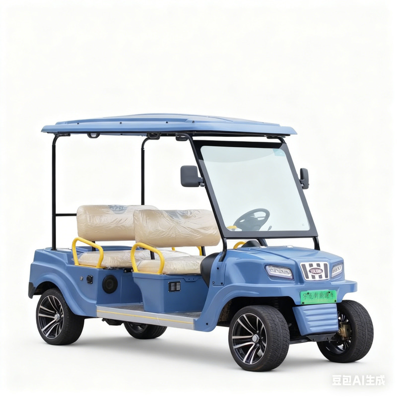 Narrow Body Golf Cart for Community Parks with 1.5m Short Turning Radius